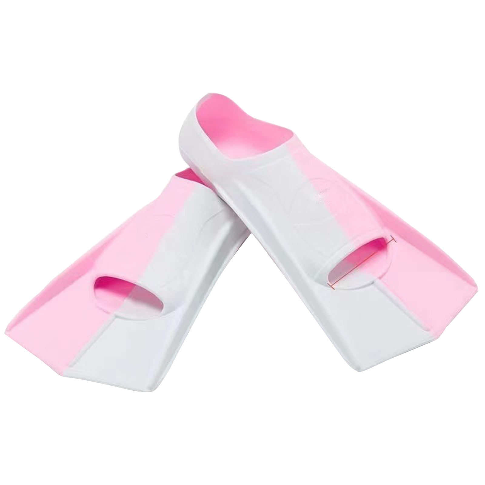 AOVUWU Swimming Fins Short Floating Training Fins For Kids And Adults, Rubber Pool Fins For