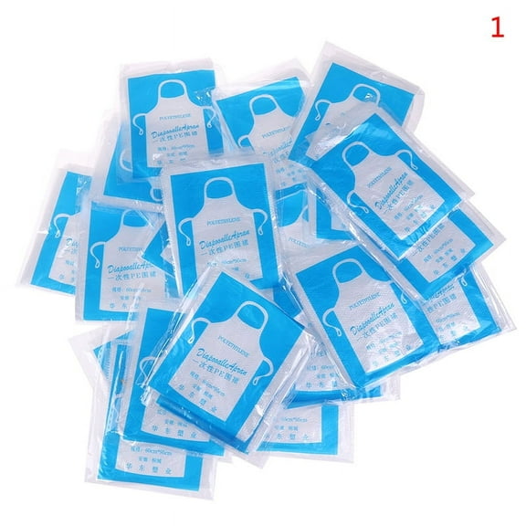 AOWA 25PCS Disposable Cleaning Easy Use Kitchen Aprons For Bbq Cooking Apron