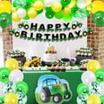 thumbnail image 1 of AOWEE Tractor Balloon Party Birthday Decoration Boys, Farm Tractor Theme Party Supplies with Birthday Banner Cake Toppers Train Foil Green Latex Confetti Balloons for Boy Birthday Party 1st 2nd 3rd, 1 of 7