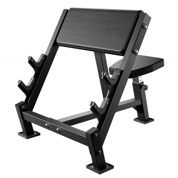 AOWINNOX Preacher Curl Bench, Tricep&Bicep Curl Machine, Arm Workout Equipment