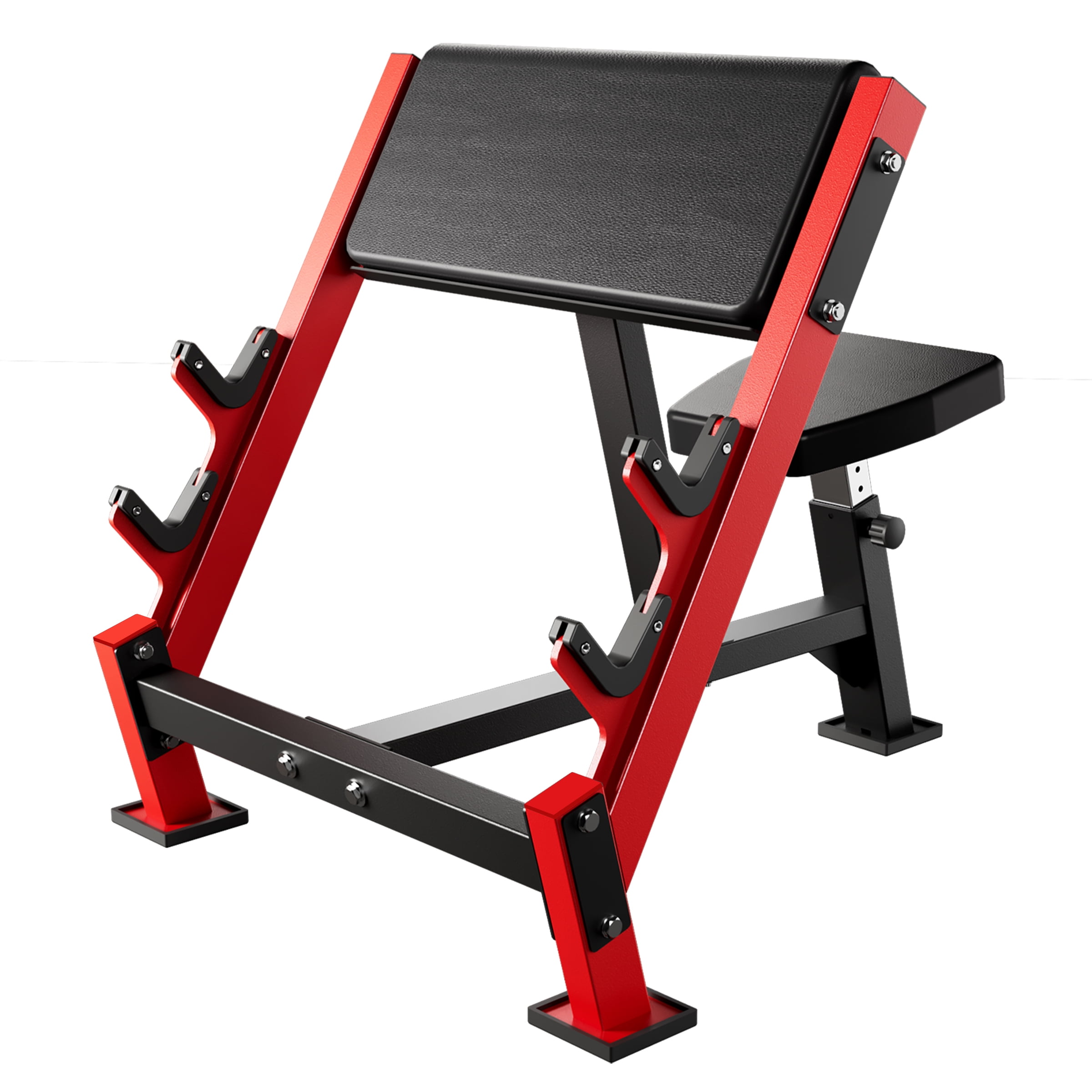 AOWINNOX Preacher Curl Bench, Tricep&Bicep Curl Machine, Arm Workout Equipment