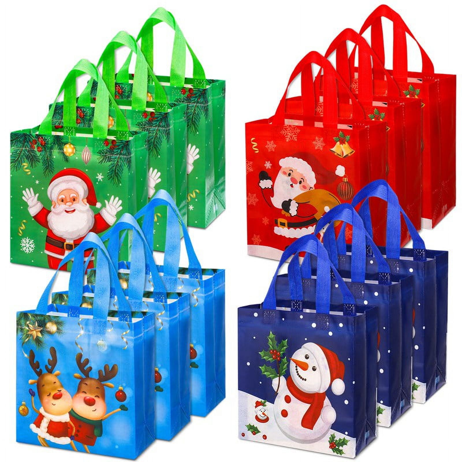  JOYIN 6 Large Christmas Gift Bag Santa santa Christmas Sacks,  Xmas Jumbo Presents Bags for Kids Gift Wrapping Bags (36x44 inch) with  Rope Gift Tag Cards, Christmas Huge Gifts Decorations 