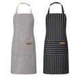 thumbnail image 1 of AOWOO 2 Pack Chef Aprons for Cooking & Baking - Soft Restaurant Quality Kitchen Aprons with Adjustable Neck & Long Tie, 2 Pockets Protective Aprons for Men & Women, BBQ Grilling Baking, 1 of 6