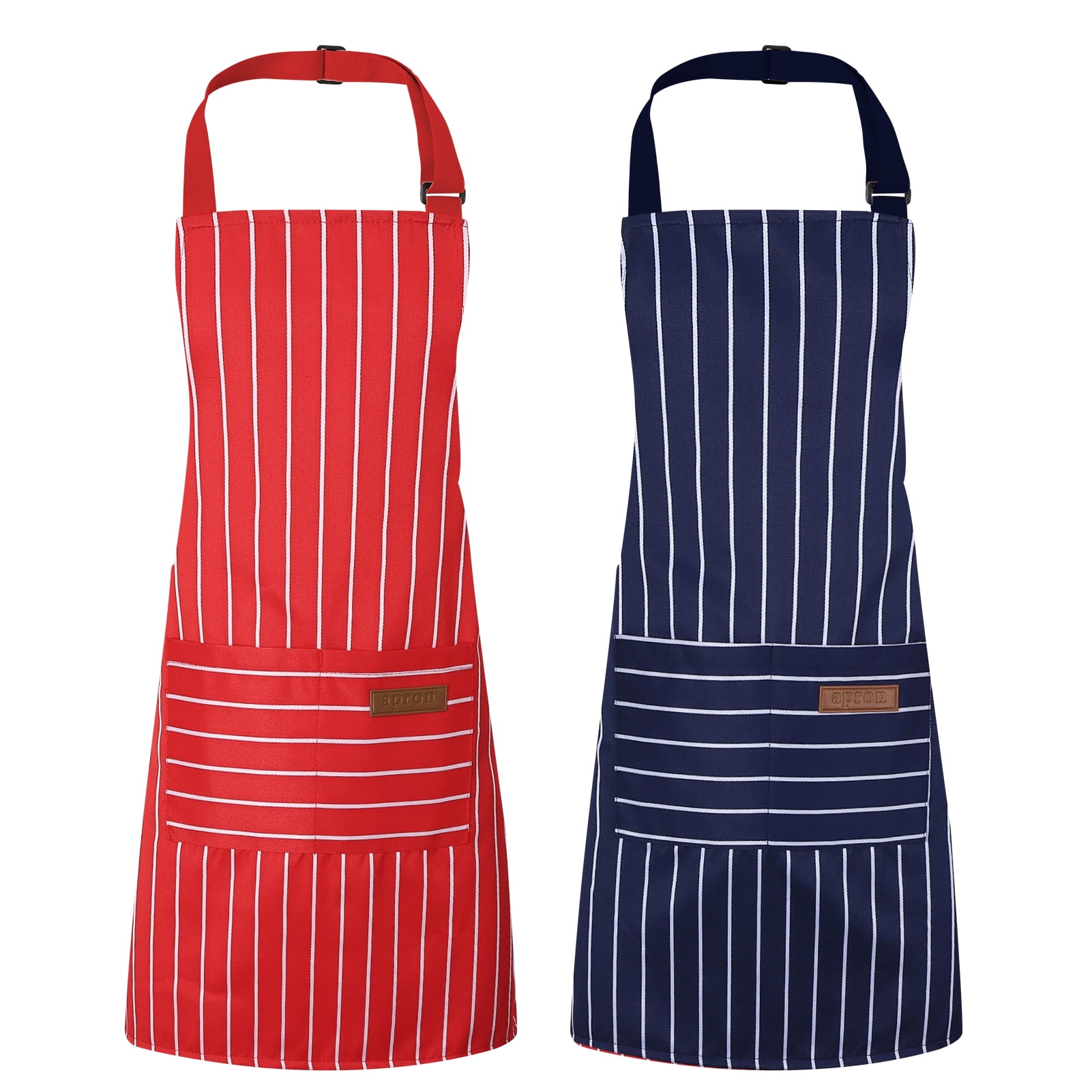 Customer reviews for AOWOO 2Pack Stripes Kids Apron with 2 Pockets ...