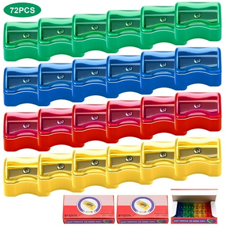 AOWOO 72Pack Pencil Sharpeners in Bulk, Colorful Pocket Sized Mini Handheld Pencil Sharpener for Students, Perfect for Party Favors, Goodie Bags, Classroom Prizes and School Supplies price history and forecast - AOWOO AOWOO