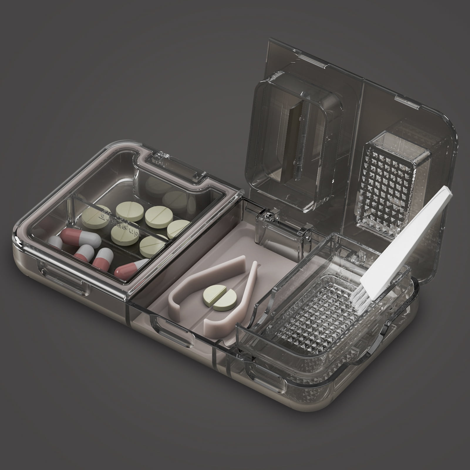 AOWOO Pill Cutter, Pill Splitter, Pill Cutter for Small or Large Pills