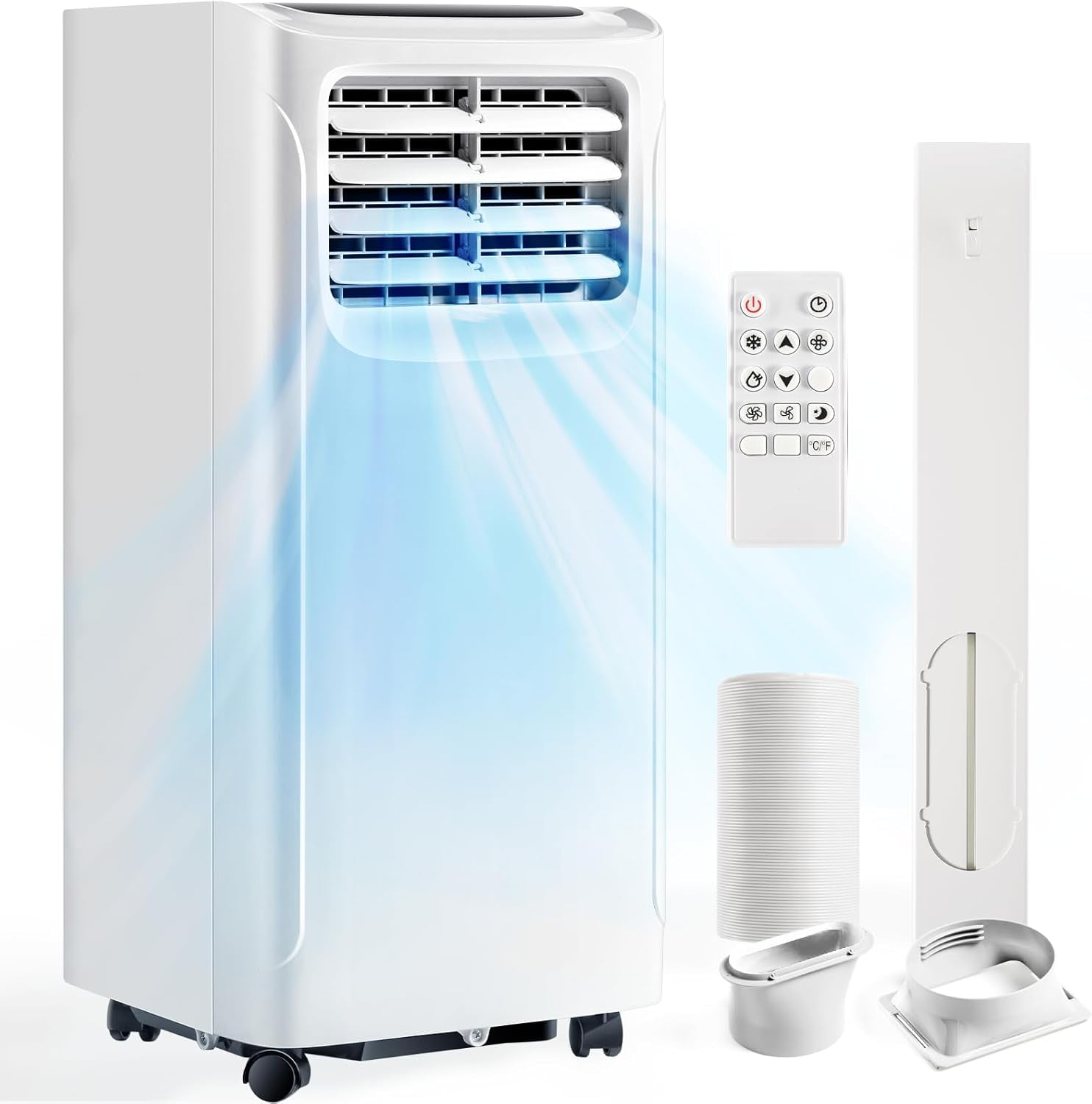 AOXUN 10000BTU Portable Air Conditioner and Heater Dehumidifier and Fan