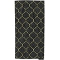 thumbnail image 1 of AOYEGO Black Gold Moroccan Microfiber Towels Geometric Glittering Lines Bath Towels Kitchen Hand Towels for Women Men Girls Boys 15x30 Inch, 1 of 10