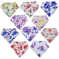 thumbnail image 1 of AOZ GMP Absorbent and Soft Baby Bandana Drool Bibs for Boys, Girls, Unisex Set of 10, 1 of 6