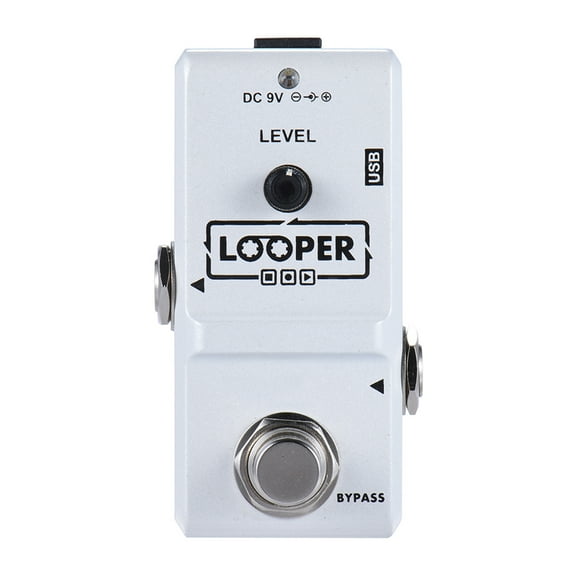 AP-09 Nano Series Loop Electric Guitar Effect Pedal Looper True Bypass Unlimited Overdubs 10 Minutes Recording with USB Cable