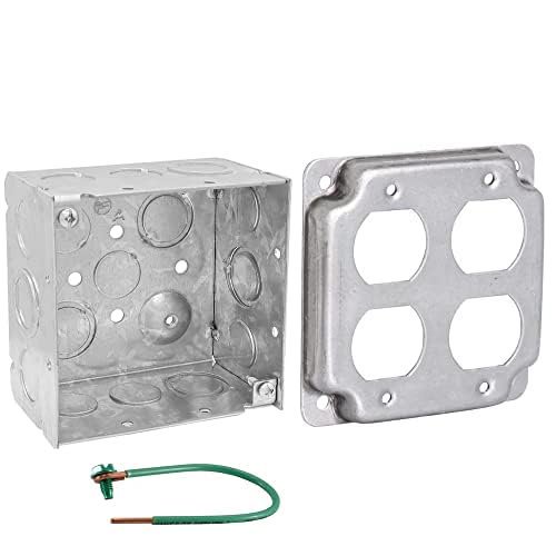 AP-1105X Series Welded Electrical Boxes and Covers 2-Gang Duplex