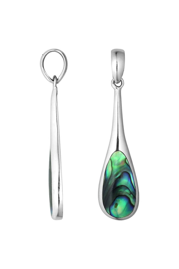 AP-1107-AB Sterling Silver Pandant With Abalone