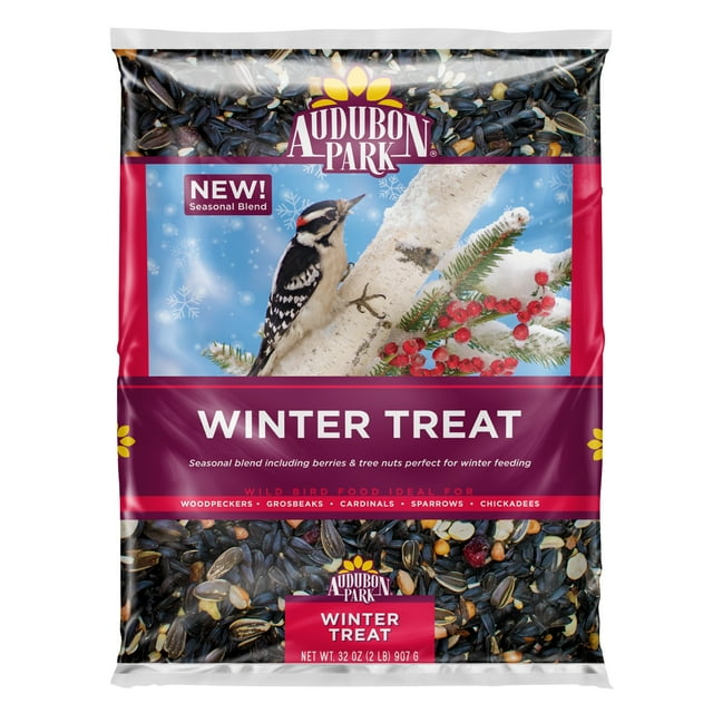 Audubon Park Winter Treat Wild Bird Food, Premium Seasonal Blend, Dry