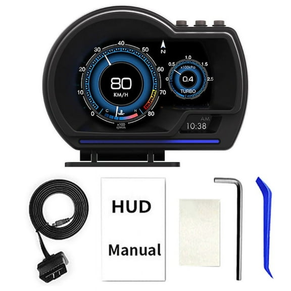 AP-6 HUD Head-Up Display OBD GPS for Smart Gauge Driving Speedometer Digital Meter Alarm System
