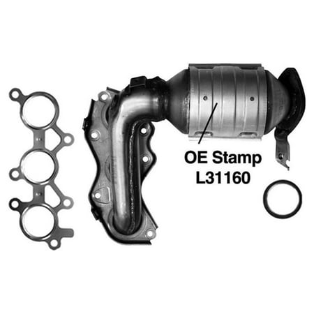 AP 641295 Catalytic Converter with Integrated Exhaust Manifold Fits select: 2007-2017 LEXUS ES, 2007-2017 TOYOTA CAMRY