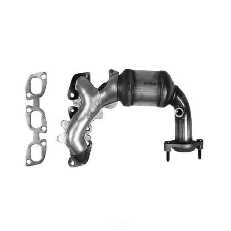 AP 641358 Catalytic Converter with Integrated Exhaust Manifold Fits select: 2001-2007 FORD ESCAPE, 2001-2006 MAZDA TRIBUTE