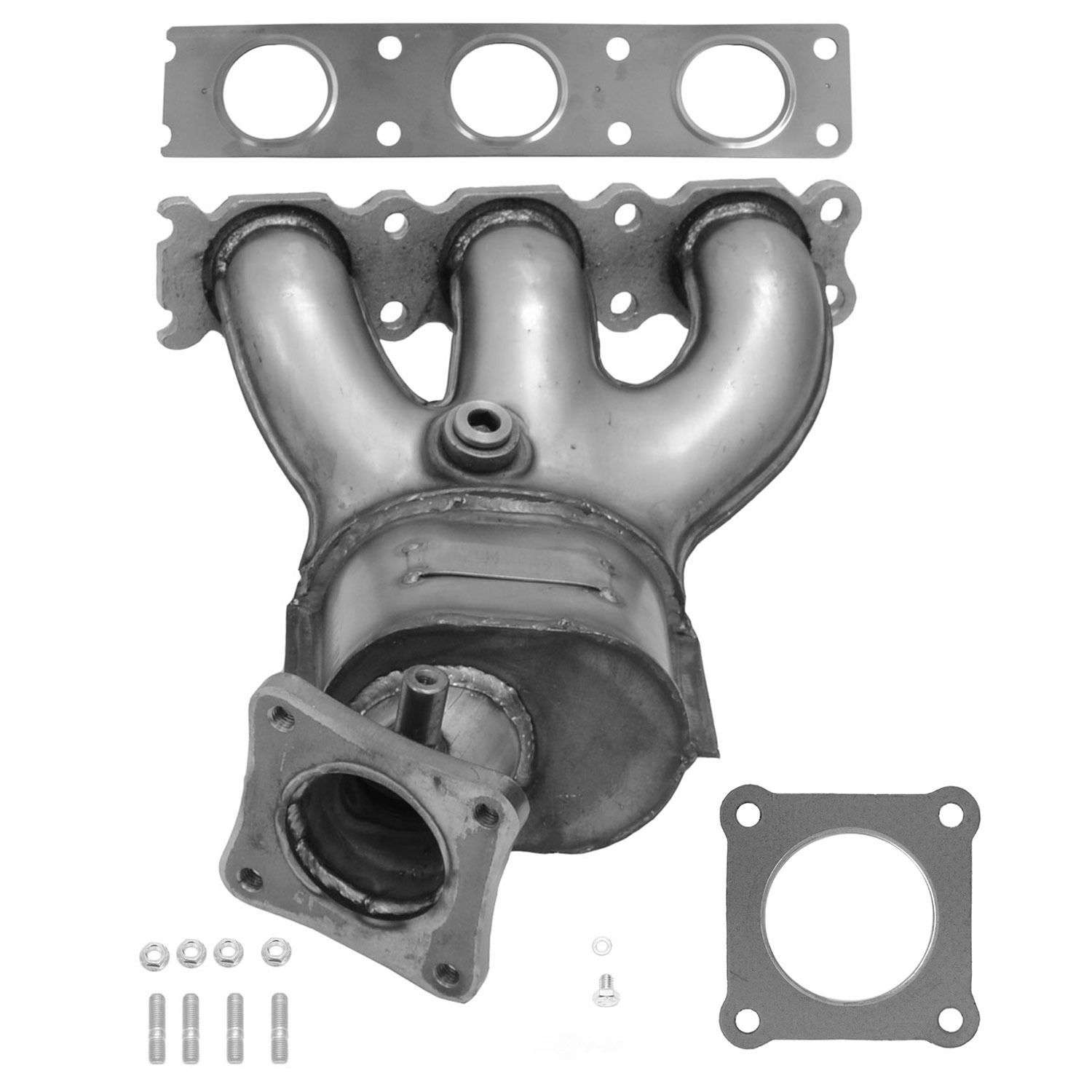 AP 641537 Catalytic Converter with Integrated Exhaust Manifold Fits