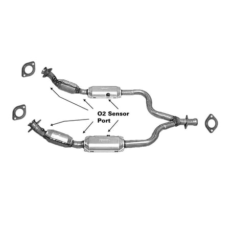 AP 642942 Catalytic Converter Fits select: 1999-2004 FORD MUSTANG