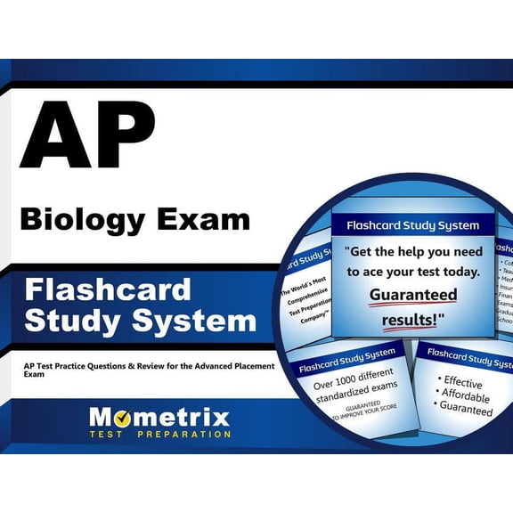 AP Biology Exam Flashcard Study System: AP Test Practice Questions & Review for the Advanced Placement Exam