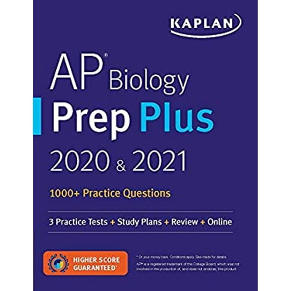 Pre-Owned AP Biology Prep Plus 2020 & 2021: 3 Practice Tests + Study Plans + Review + Online (Paperback) 150624808X 9781506248080