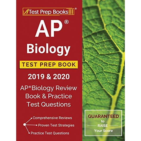 Pre-Owned AP Biology Test Prep Book 2019 & 2020: AP Biology Review Book & Practice Test Questions (Paperback) 1628456221 9781628456226