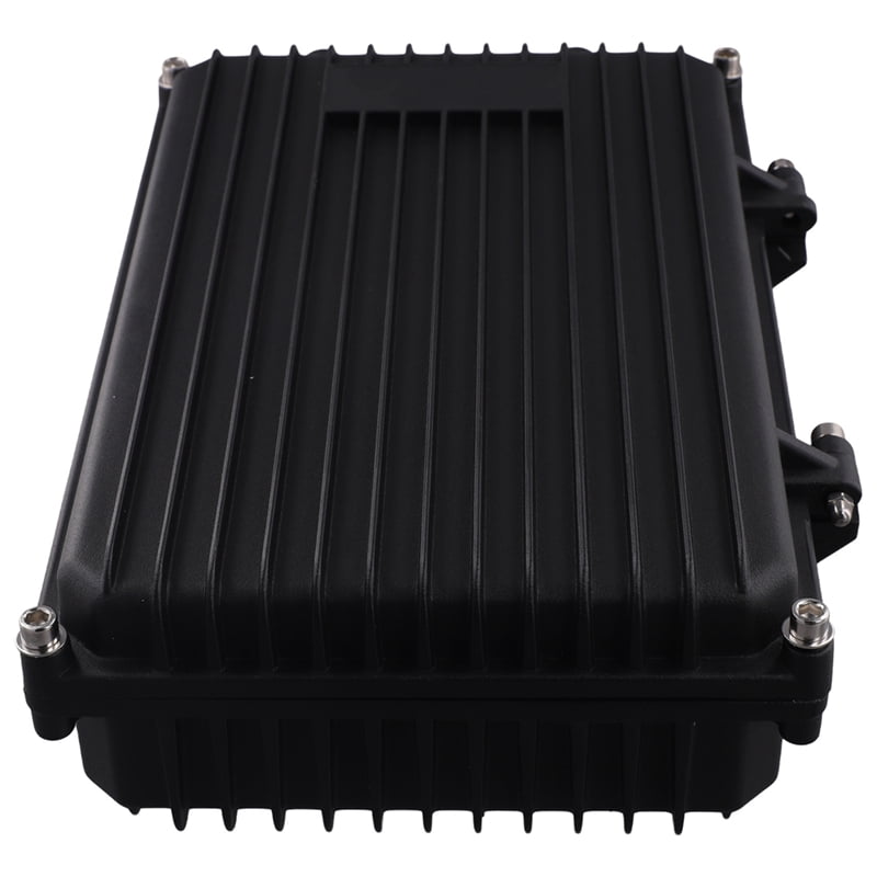 AP Bridge Amplifier Enclosure, Cast Aluminum Waterproof Box, Black, 260x167x68mm