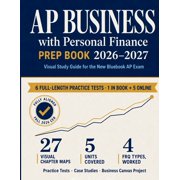 AP Business with Personal Finance Prep Book 2026-2027 Visual Study Guide for the New Bluebook AP Exam with Practice Tes, Paperback