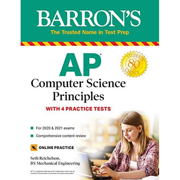 Pre-Owned Barron's Test Prep: AP Computer Science Principles : With 4 Practice Tests (Paperback)