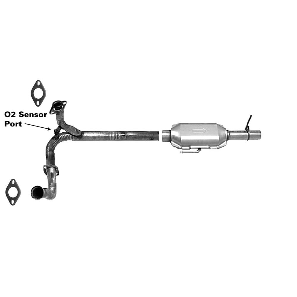 AP EXHAUST PRODUCTS 645911 CONVERTER - DIRECT FIT Fits select: 1985-1995 FORD F150, 1985-1995 FORD F250