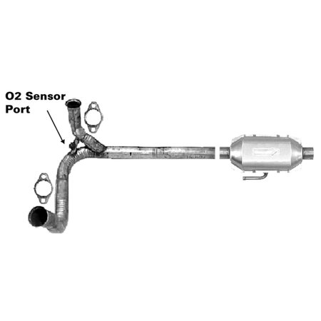 AP EXHAUST PRODUCTS 645933 CONVERTER - DIRECT FIT Fits select: 1988-1995 FORD F150, 1988-1995 FORD F250