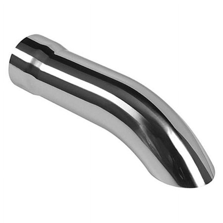 AP EXHAUST PRODUCTS XTD214 TIP - TURN DOWN CHROME