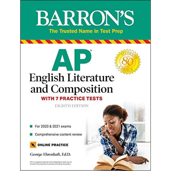 Pre-Owned AP English Literature and Composition: With 7 Practice Tests (Paperback) 143801287X 9781438012872