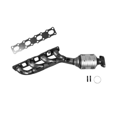 AP Exhaust Exhaust Manifold with Integrated Catalytic Converter P/N:641353 Fits 04-15 Nissan Titan, 08-12 Nissan Pathfinder, 05-15 Nissan Armada Fits select: 2004-2010 INFINITI QX56