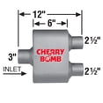 thumbnail image 1 of AP Exhaust Products 7427CB Muffler - Cherry Bomb Extreme Oval 3In Id/2.5In Od, 1 of 6