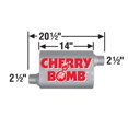 thumbnail image 1 of AP Exhaust Products APE88102CB Cherry Bomb Vortex Muffler, Oval O-O - 20.50-2.50 in., 1 of 4