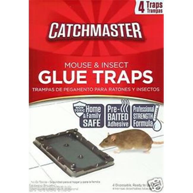 Catchmaster Glue Traps, Mouse & Insect - 4 traps