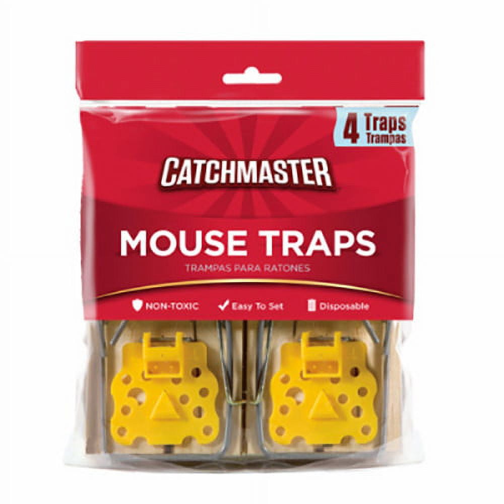 Wood Mouse Traps - 4pk