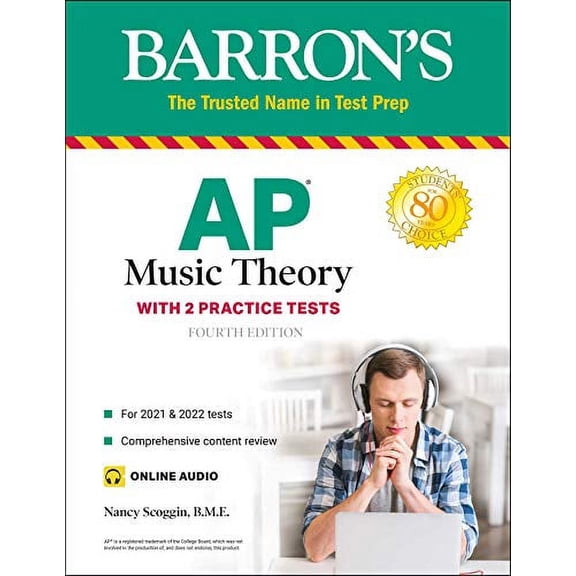 Pre-Owned AP Music Theory: 2 Practice Tests + Comprehensive Review + Online Audio (Paperback) 1506264093 9781506264097