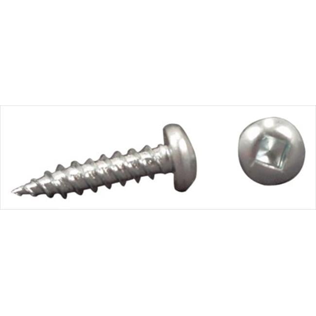 AP PRODUCTS 012PSQ5XX3 8 x 1 In. Recess Screws - White - 8 x 1 in ...