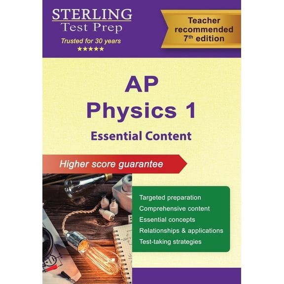 AP Physics 1 Essential Content: Comprehensive Review for AP Physics 1 Exam, (Paperback)
