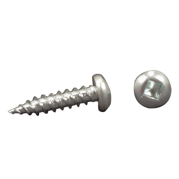 AP Products 012-PSQ50 8 X 3/4 Pan Head Square Recess Screw, Pack of 50 - 3/4", Zinc