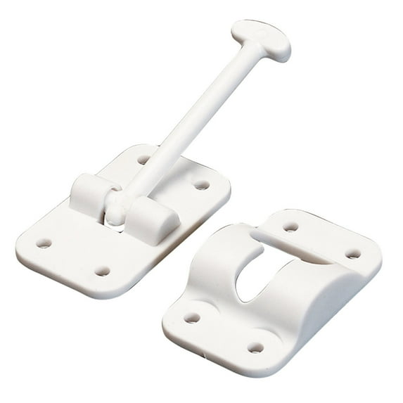 AP Products 013-084W Plastic Door Holdback - 3-1/2", White