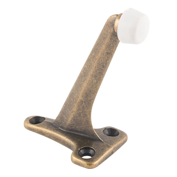 Door Stop Floor Mt-Ant Brass Ea