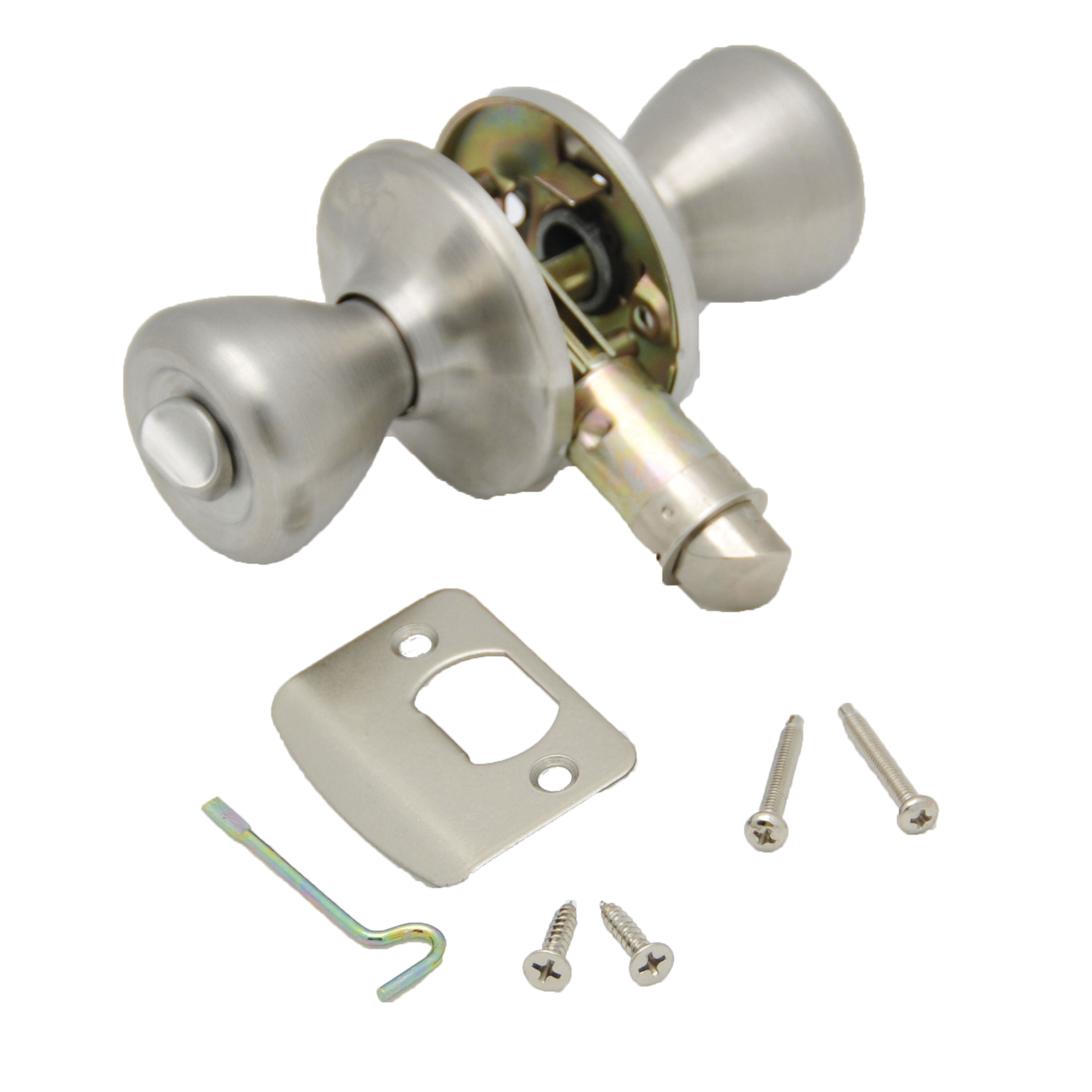 Stainless Steel Privacy Lock Set with Knob