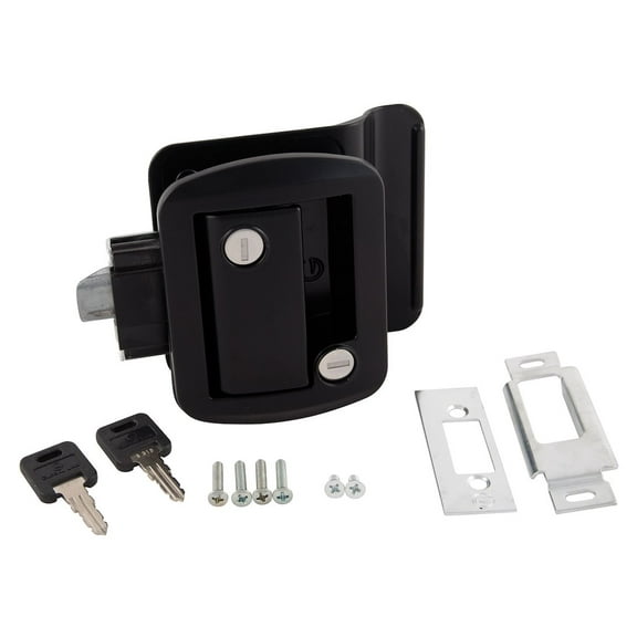 AP Products 013-570 Black Global Travel Trailer Entrance Lock Set