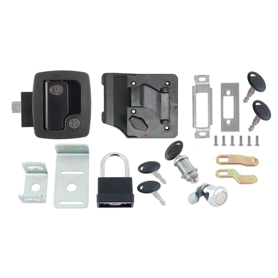 AP Products 013-6202 RV Keyed-A-Like Door Lock Kit - Premium, Black