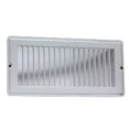AP Products 013629 4" x 12" White Dampered Floor Register