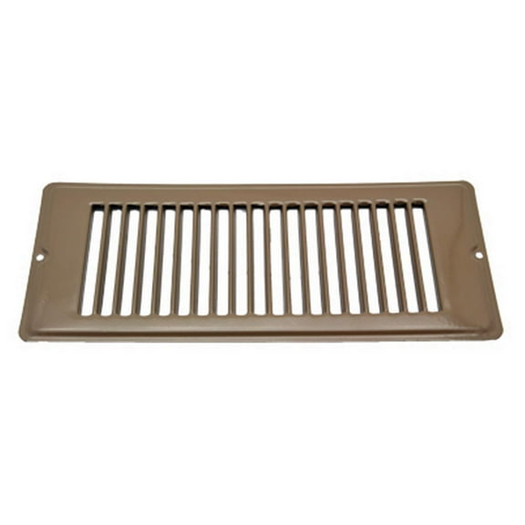 AP Products 013-634 Brown 4 inch x 10 inch Floor Register with out Damper