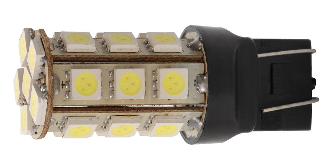 AP Products 016-3157-280 Starlights Revolution T-25 Wedge 6500k 280 Lumens 9-15V 3.36W RV LED Bulb with White Housing