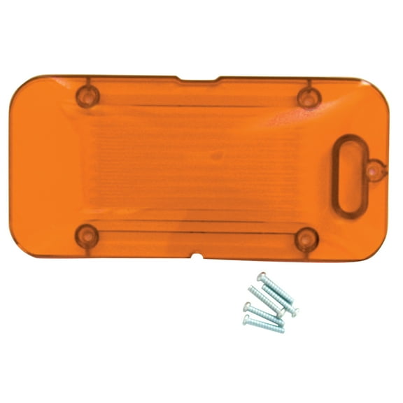 AP Products 016-AL1000 Star Lights Motion Activated Lighting Fixture - Amber Lens Kit, 4.25"H x 10"W x 2"D